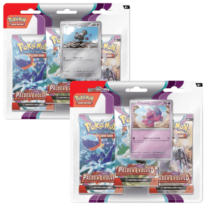 3 blisterpacks van Paldea Evolved