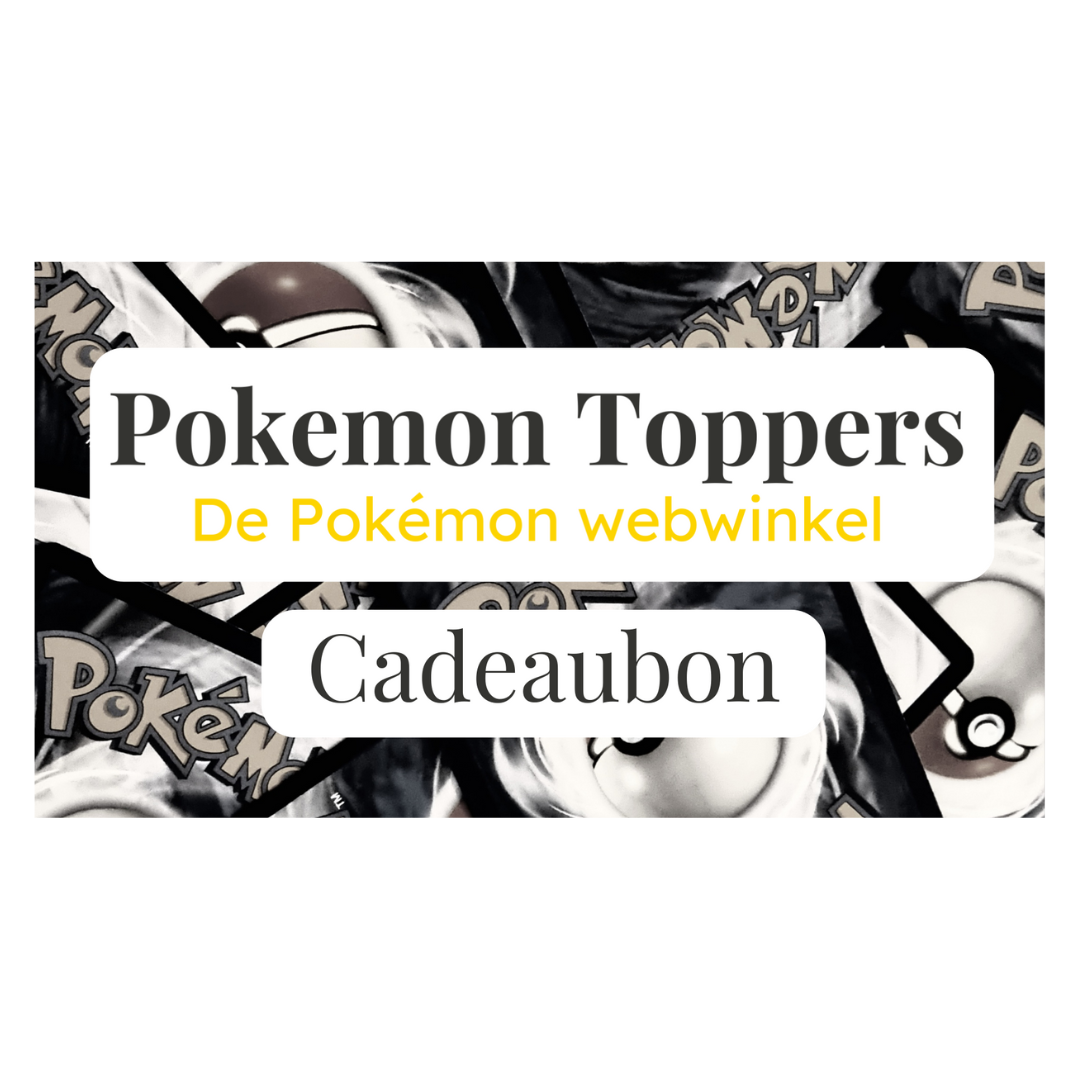 Pokemon Toppers Cadeaubon