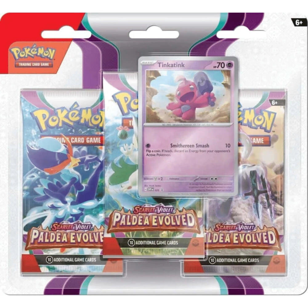  3 blisterpacks van Paldea Evolved